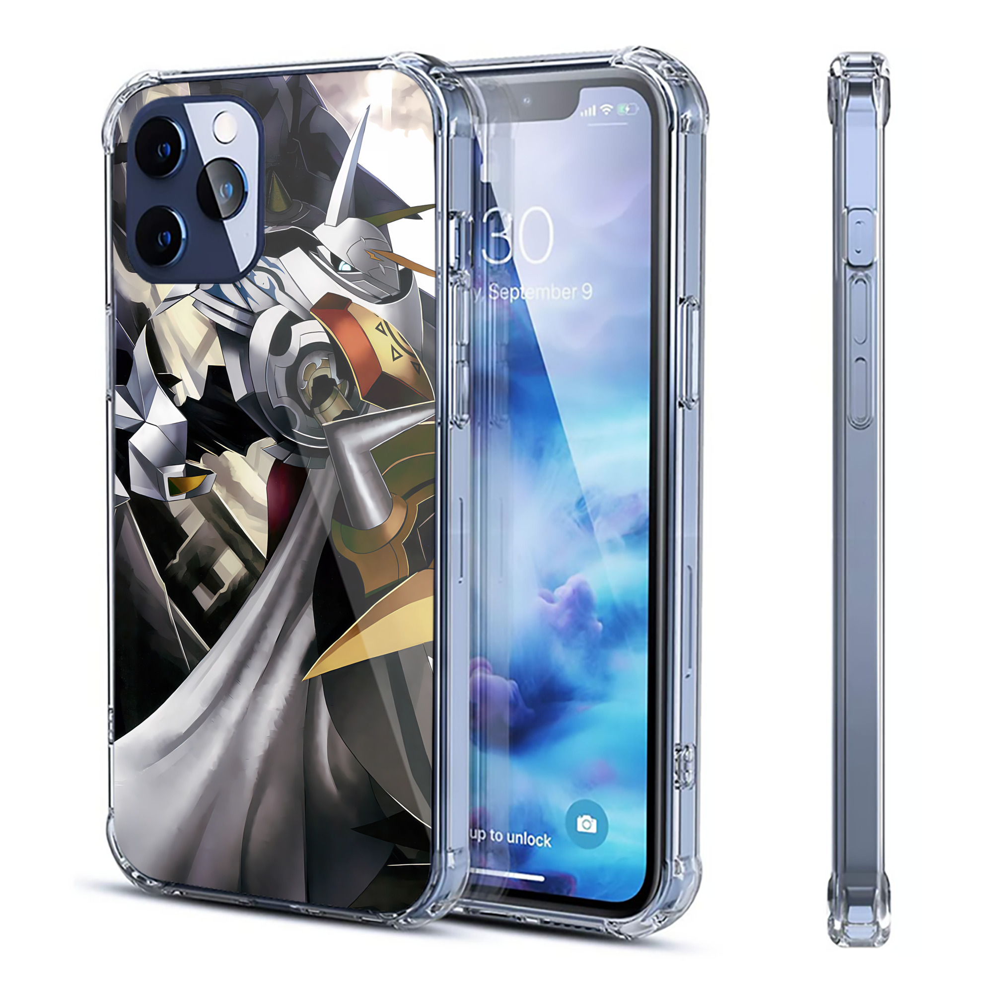 （画像用） Digimon デジタルモンスター/デジモン 【iPhone 12シリーズ対応】透明スマホケース（クリアソフトケース）